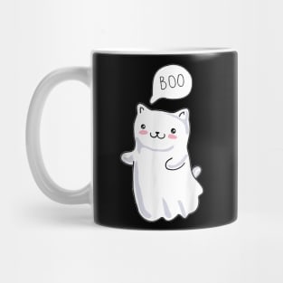 Boo Halloween Cat Costume Gift   Boo Funny Cat Gift Idea Mug